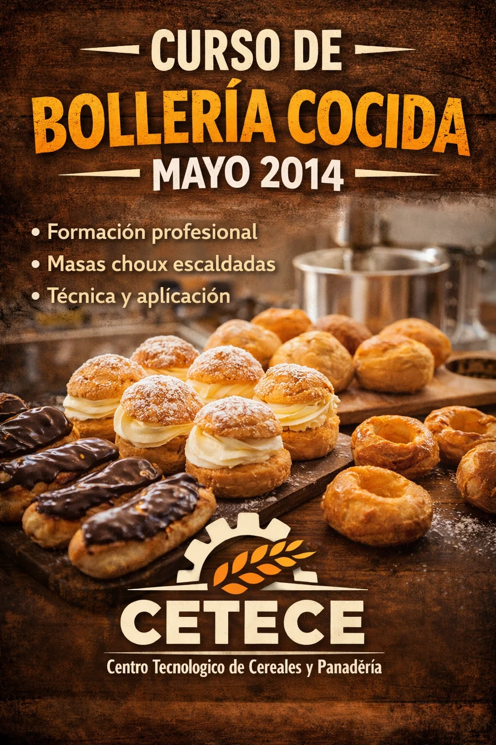 Concluye el curso de bollería cocida de mayo de 2014