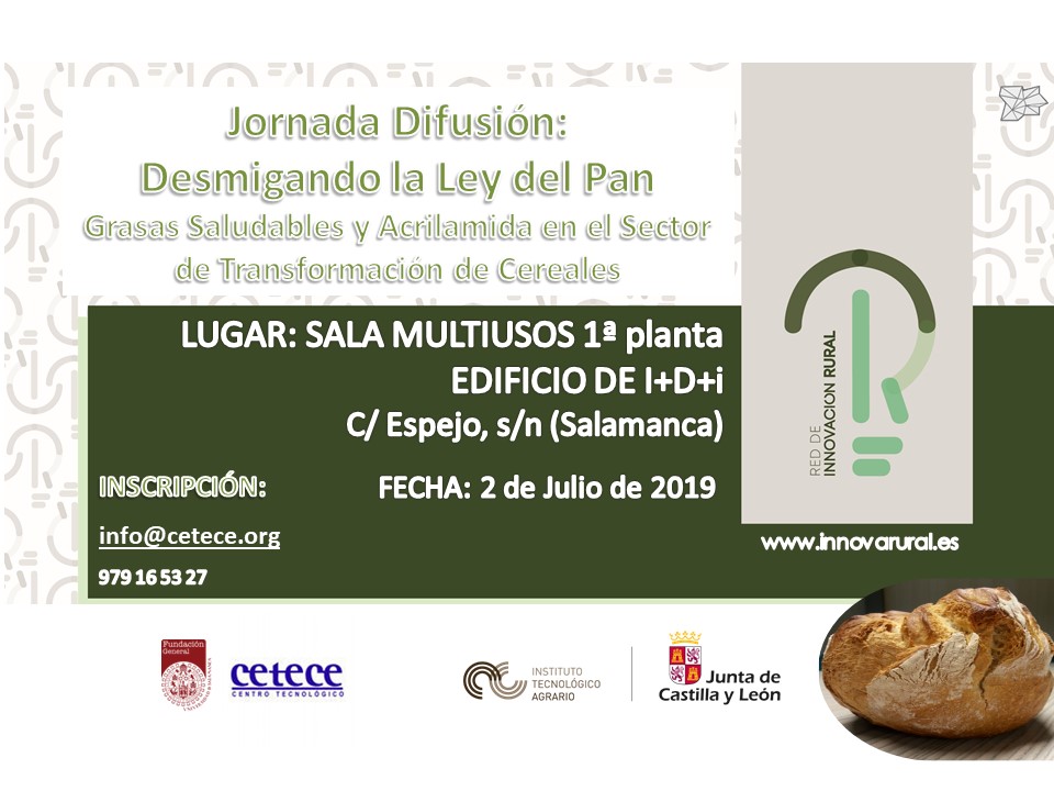 Jornada Difusión:  Desmigando la Ley del Pan en Salamanca el 02 de julio