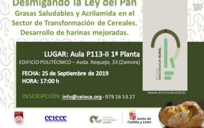 Jornada Difusión:  Desmigando la Ley del Pan en Zamora el 25 de septiembre de 2019