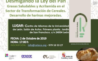 Jornada Difusión:  Desmigando la Ley del Pan en León el 02 de octubre de 2019