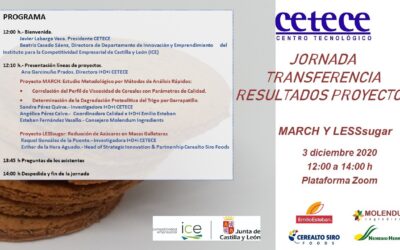 Jornada de Transferencia de Resultados de los Proyectos (MARCH Y LESSsugar)