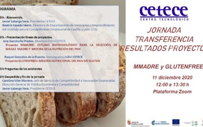 Jornada de Transferencia de Resultados de los Proyectos (MMADRE y GLUTENFREE+)
