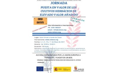 Jornada Puesta en Valor de los Cultivos Herbáceos de Elevado Valor Añadido.