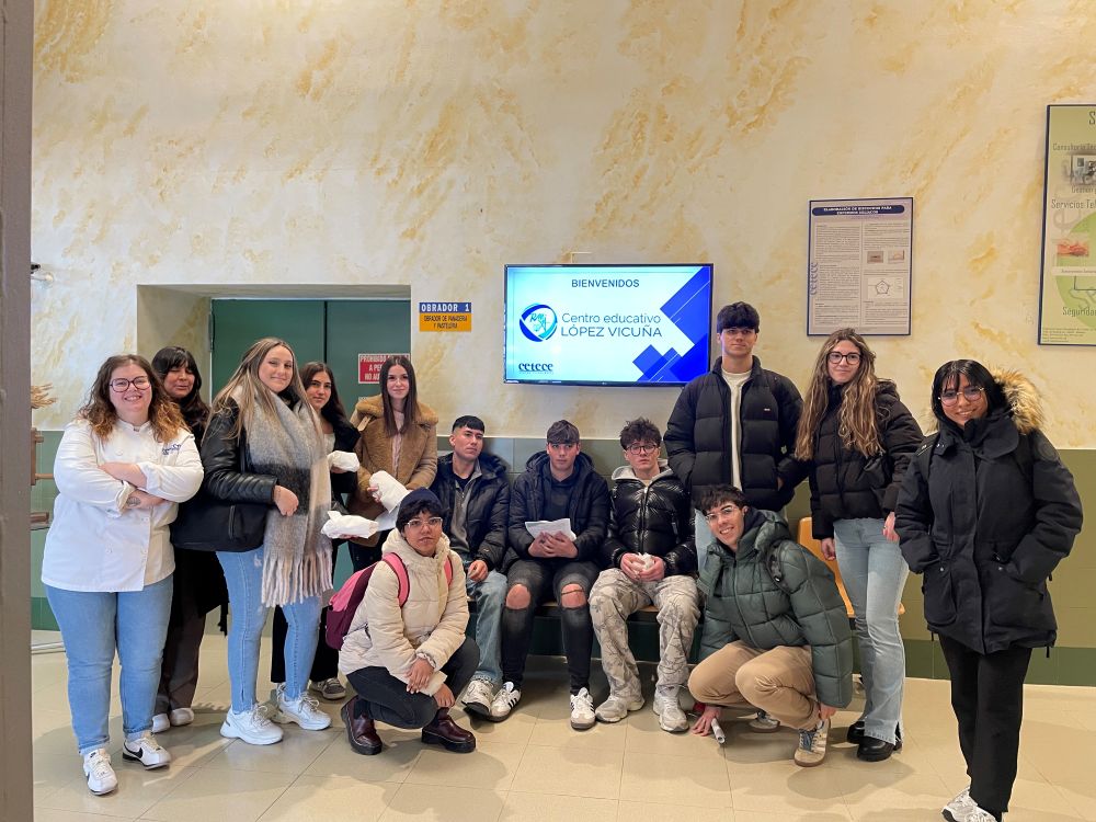 Visita del ciclo de G. S. Dietética del Centro de FP López Vicuña