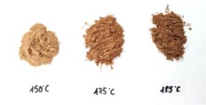 Maltas con distintos grados de tostado.