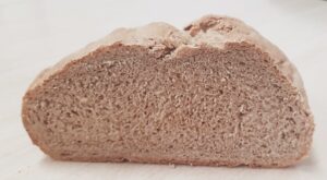 Pan elaborado con bagazo procedente de la industria cervecera.