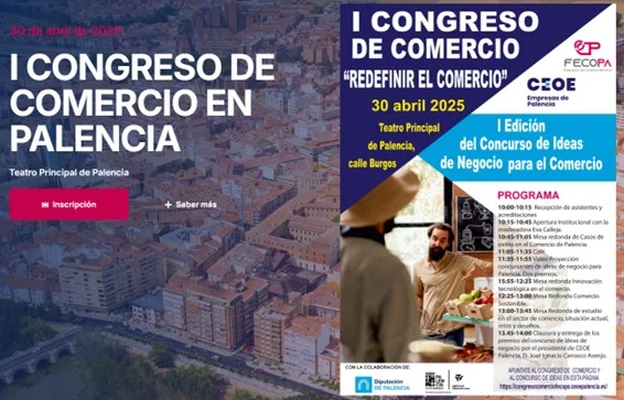 Javier Labarga, presidente de CETECE, participará en el I Congreso de Comercio de Palencia