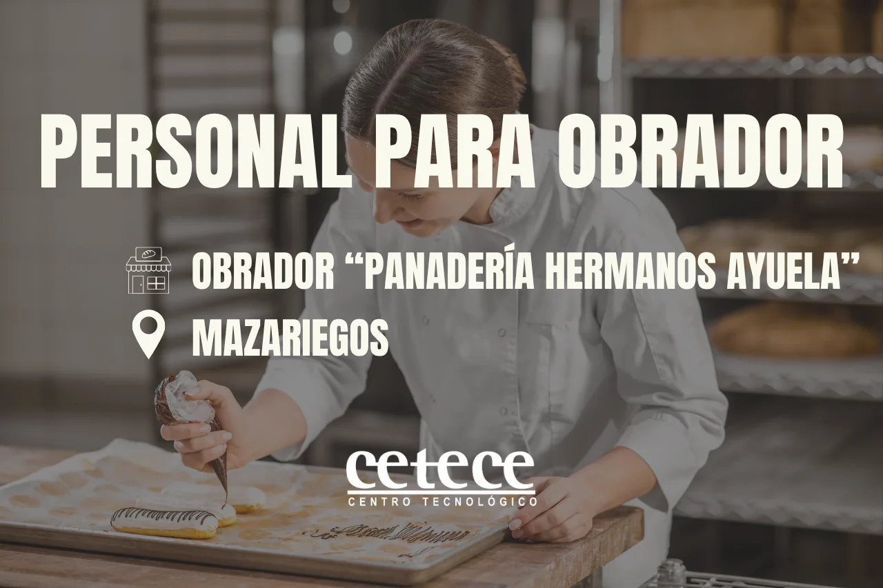 Oferta empleo PANADERÍA HERMANOS AYUELA