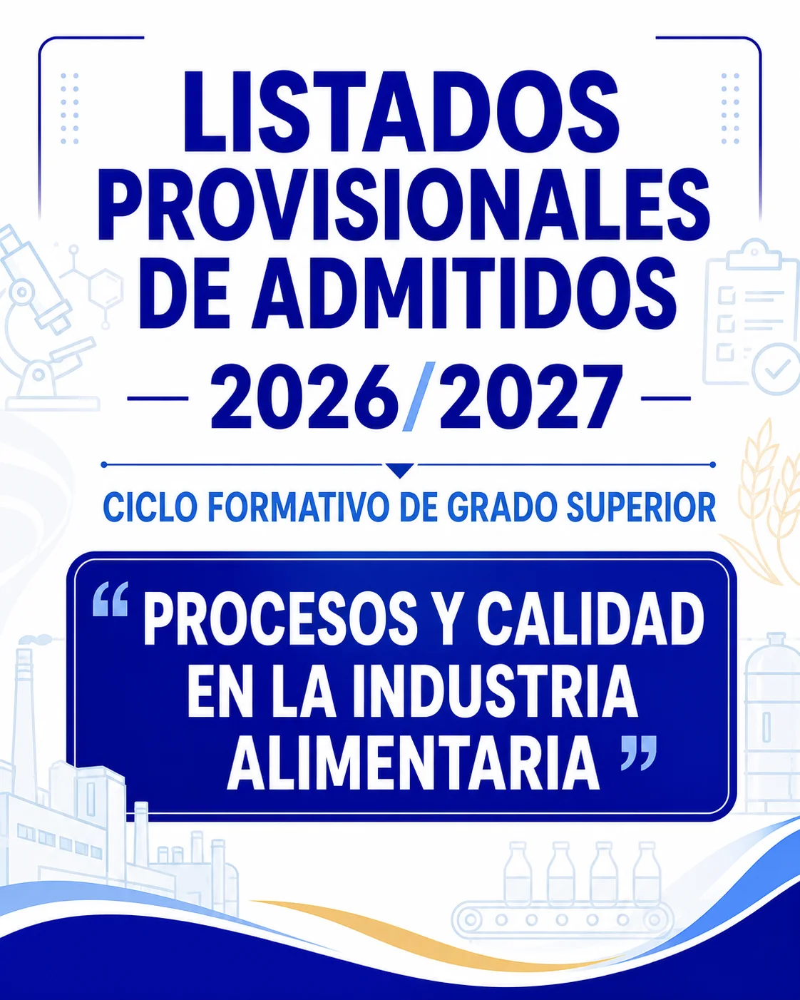 LISTADOS P ADMITIDOS 2026 PROCESOS