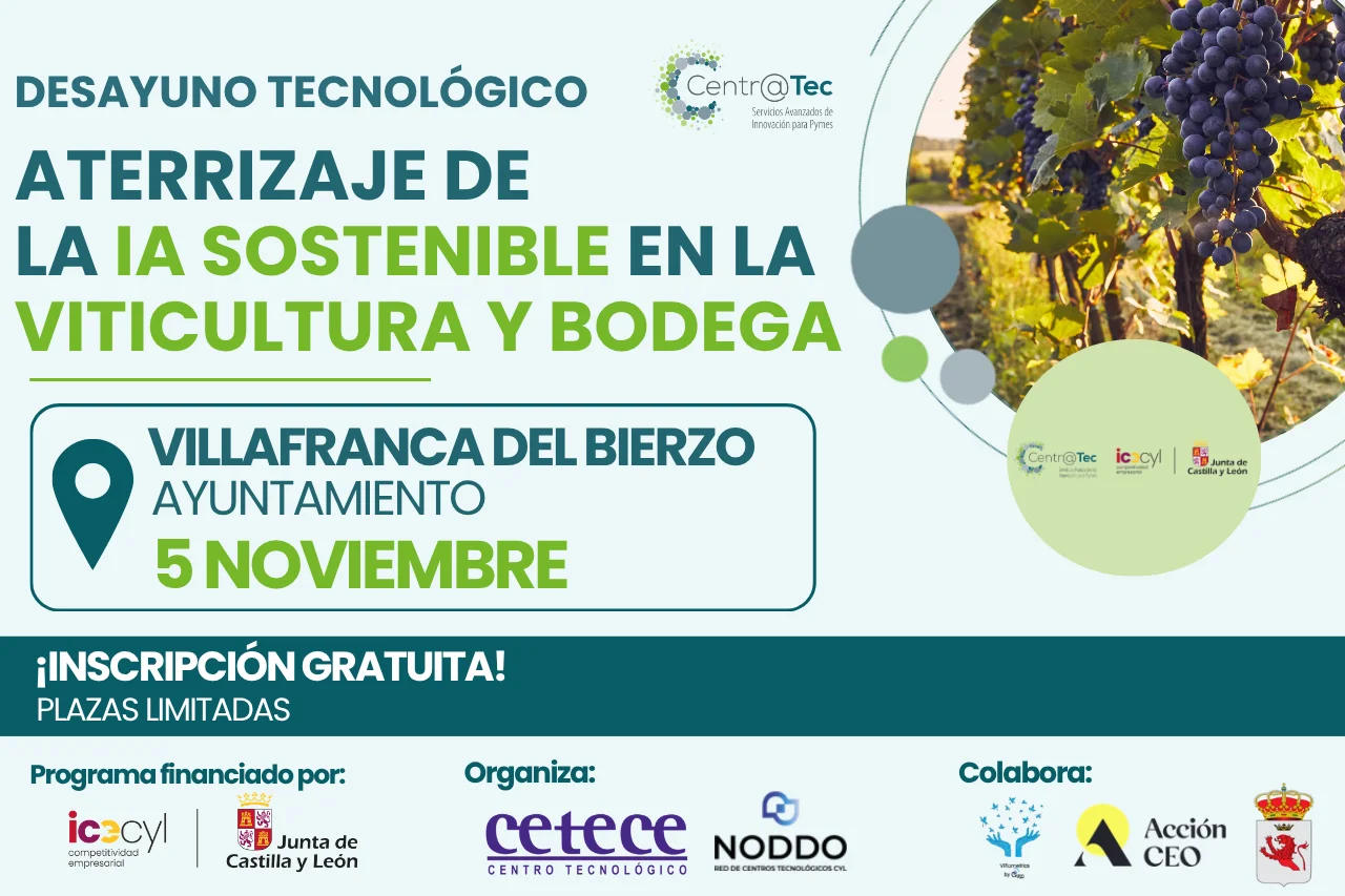 ATERRIZAJE DE LA IA SOSTENIBLE EN LA VITICULTURA Y BODEGA  EN VILLAFRANCA DEL BIERZO